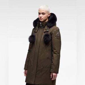 MOOSE KNUCKLES Original Stirling Parka Fur Coat Jacket  -‎ NWT Small